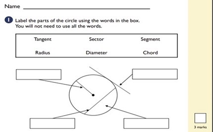 Assessment: working with circles Image