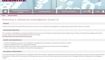 Acquire, record and represent data: Year 2: Planning tool