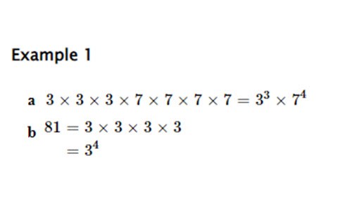 Number and algebra: Indices Image
