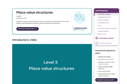 Place value structures (8 lessons) Image