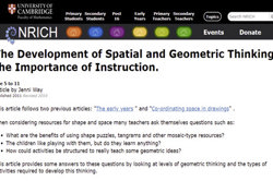 The development of spatial and geometric thinking: The importance of instruction Image