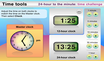 Time tools: 24-hour to the minute – time challenge Image