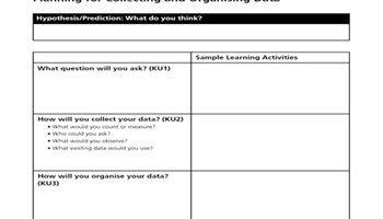 Assessment: Planning for collecting and organising data Image