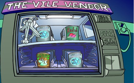 The vile vendor: questions Image