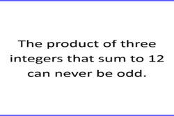 Sum and product of integers inquiry Image