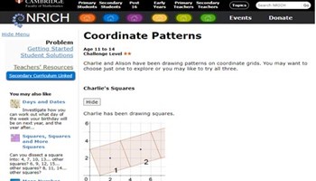 Coordinate Patterns Image