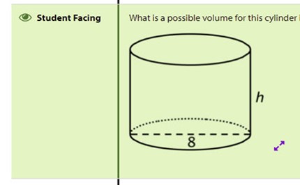 Finding cylinder dimensions  Image