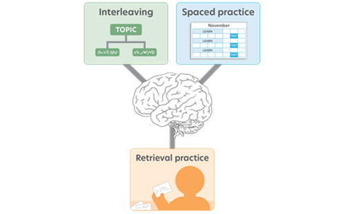 Spaced, interleaved and retrieval practice Image