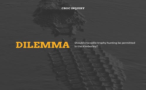 Saltwater crocs: Resourceful or a resource? Image