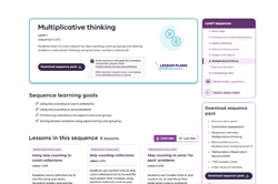 Multiplicative thinking (8 lessons) Image