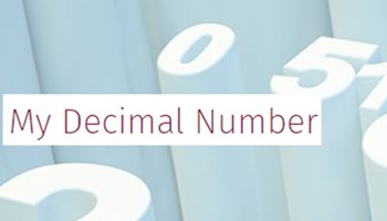My decimal number Image