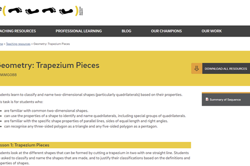 reSolve: Geometry – trapezium pieces Image