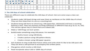 100 days of school (daily routine) Image