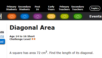 Diagonal area Image