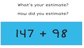 Use estimation to solve addition problems Image