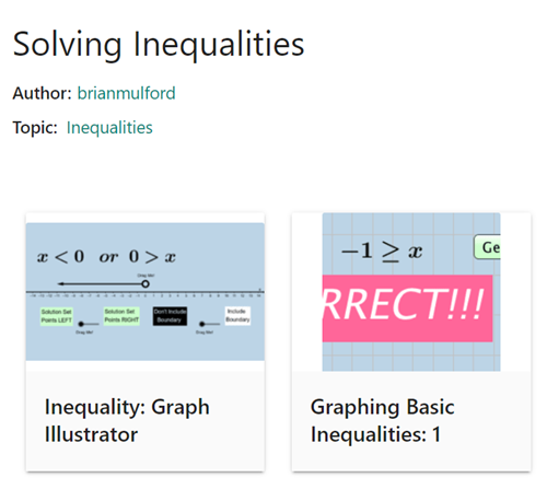 Solving inequalities Image