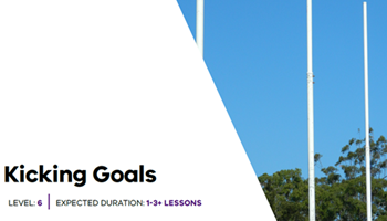Kicking goals Image