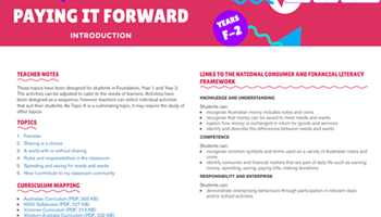 Paying It Forward Years F-2 Image