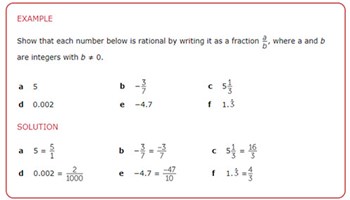 Fractions and the index laws in algebra Image