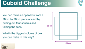Cuboid challenge poster Image