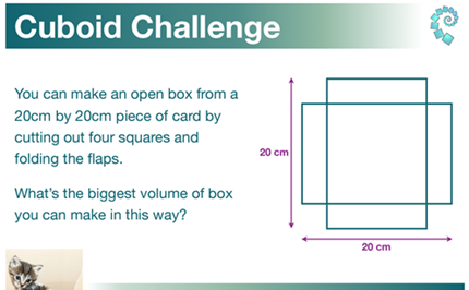 Cuboid challenge poster Image