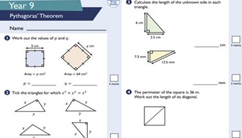 Assessment: Pythagoras theorem  Image