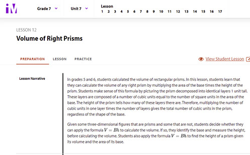 Volume of right prisms  Image