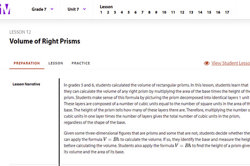Volume of right prisms Image