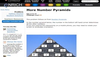 More number pyramids Image