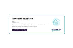Time and duration (7 lessons)  Image