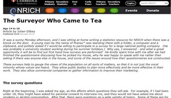 The surveyor who came to tea  Image