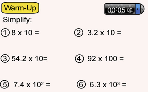 Scientific notation  Image