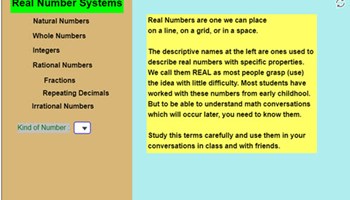 Real number classification Image
