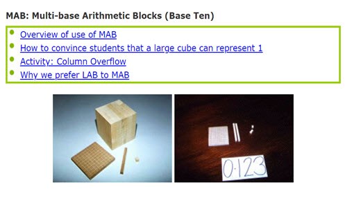 Multi-base Arithmetic Blocks (MAB) Image