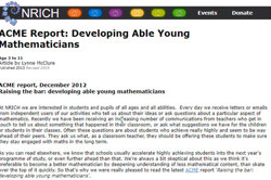 Developing able mathematicians Image