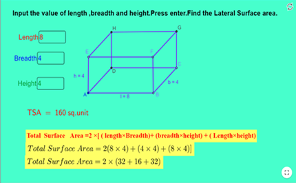 Surface area of a cuboid self-assessment drill Image