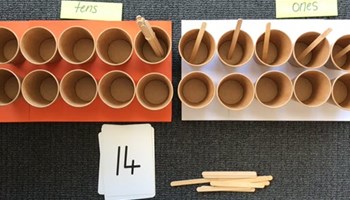 Quantifying collections - paddlepop sticks 1 Image