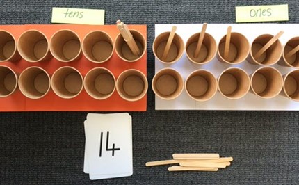 Quantifying collections - paddlepop sticks 1 Image