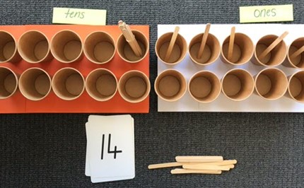 Quantifying collections - paddlepop sticks 1 Image