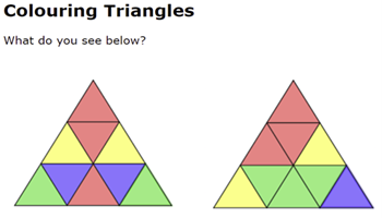Colouring triangles Image