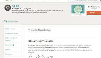 Classifying triangles Image