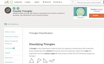 Classifying triangles Image