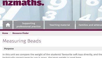 Measuring beads mass Image