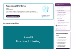 Fractional thinking (10 lessons) Image