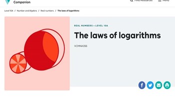 The laws of logarithms Image