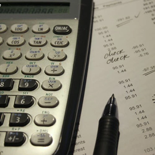 Writing Pen Business Math Report