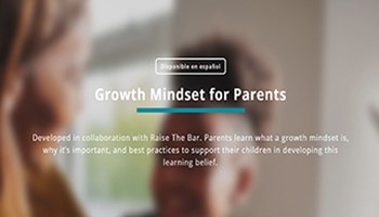 Growth mindset for parents Image