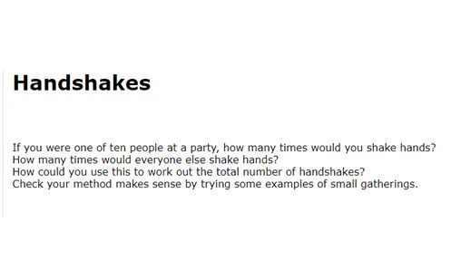 Handshake problem Image