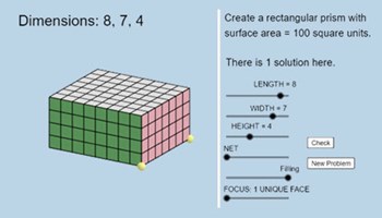 Volume and surface area: Year 8 – planning tool Image