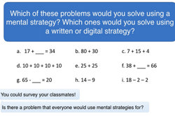 Which would you do in your head? Image